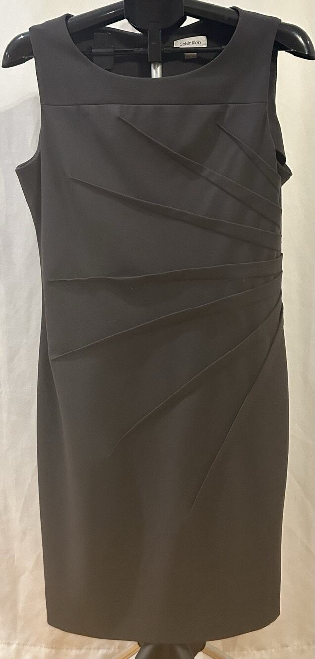 Calvin Klein Melodie Dark Gray Dress size 12